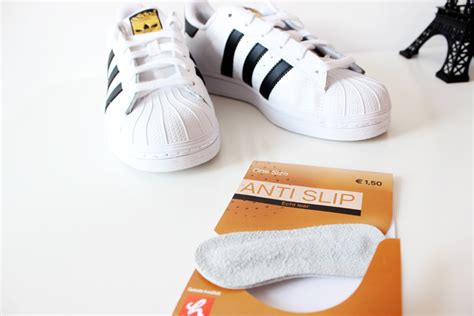 adidas superstar heel slip|How To Make Large Shoes Fit Smaller .